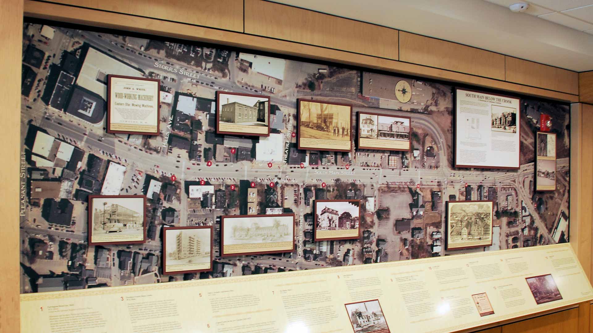 Concord Hospital interior signage