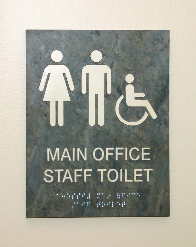 Staff toilet