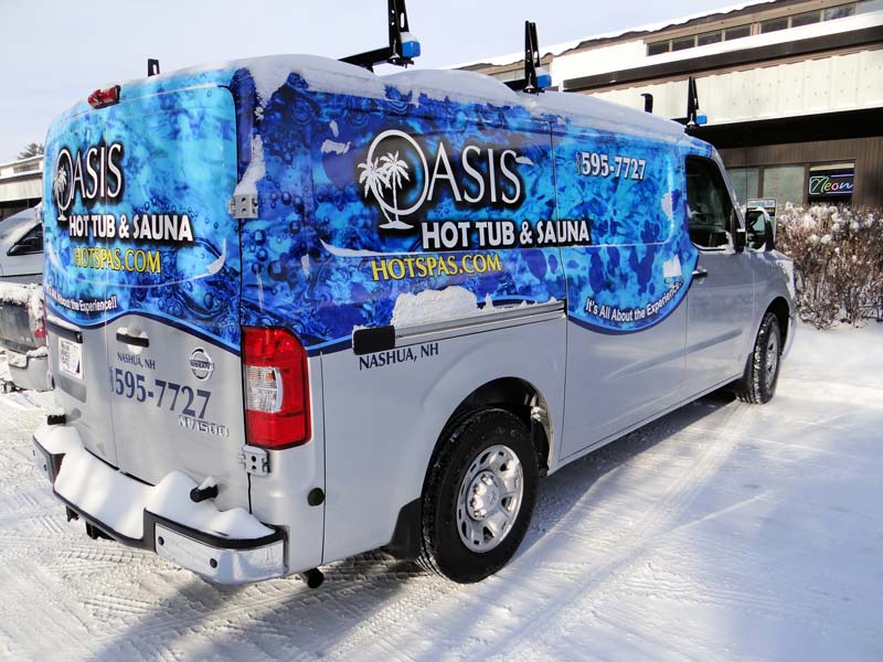 Oasis hot tub
