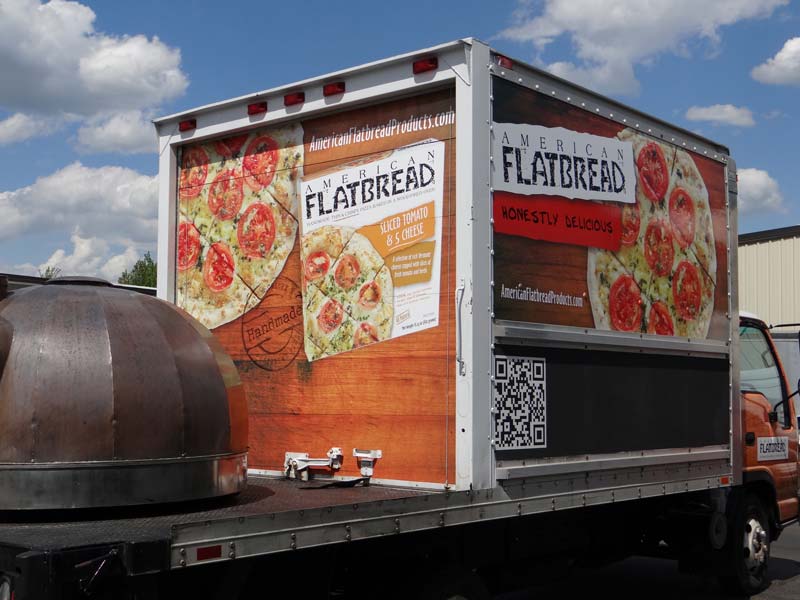 Flatbread closeup